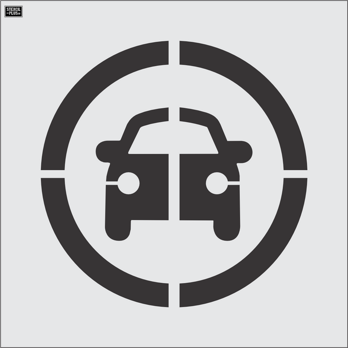 46"Safeway Car (1 PC) --SAFEWAY--Pavement Marking Stencils