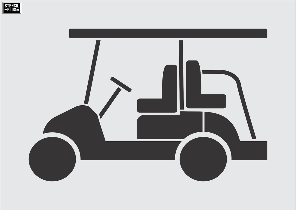 16" GOLF CART Pavement Marking Stencil