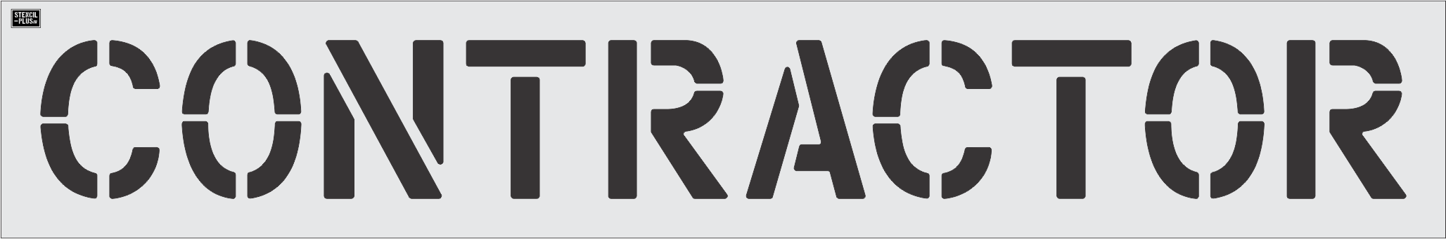 12" CONTRACTOR- Pavement Marking Stencil