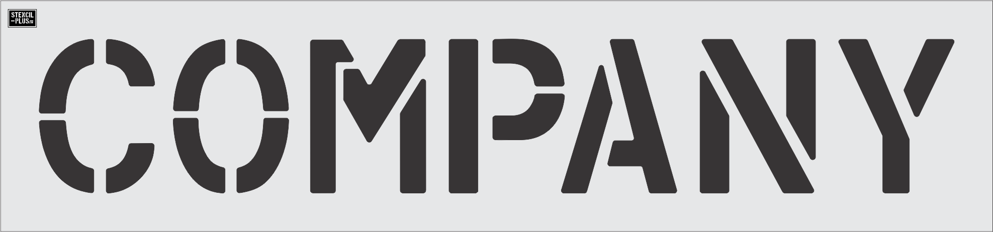 12" COMPANY- Pavement Marking Stencil