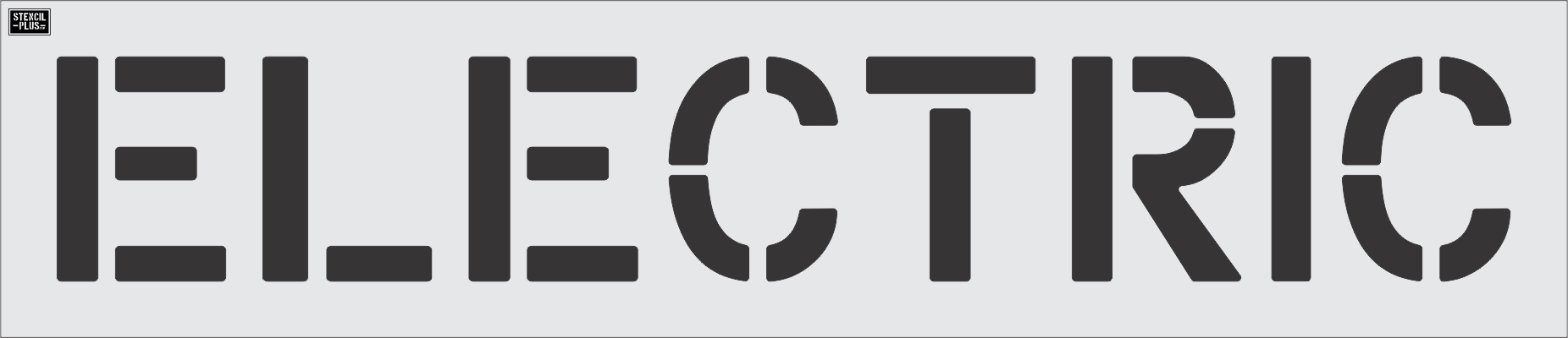 12" ELECTRIC- Pavement Marking Stencil