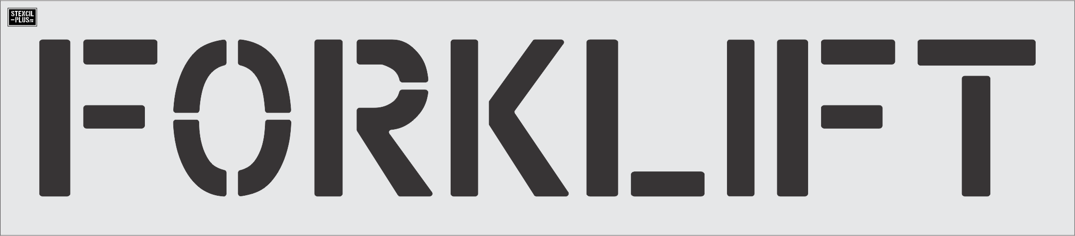 12" FORKLIFT- Pavement Marking Stencil