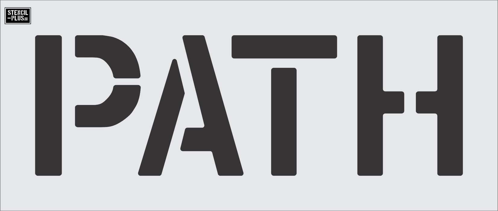 12" PATH- Pavement Marking Stencil
