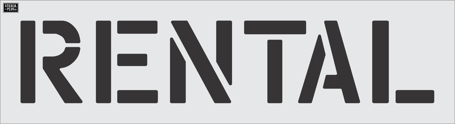 12" RENTAL - Pavement Marking Stencil