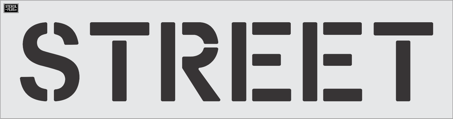 12" STREET- Pavement Marking Stencil