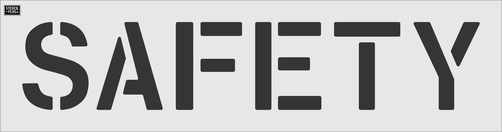 12" SAFETY- Pavement Marking Stencil