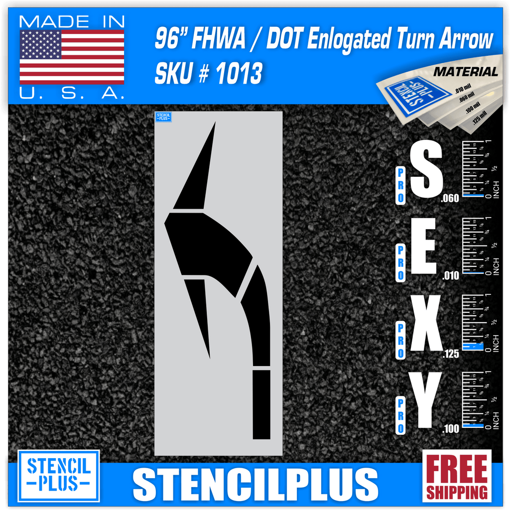 Fhwa Sticker DOT / FHWA Stencils — Stencil Plus