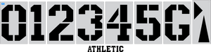 Stencil Plus Field Stencils .60 / Athletic 72" x 48" Football Field Number Athletic Marking Track & Field Stencils