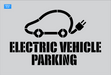Stencil Plus Pavement Marking .060 EV#6 26" Electric Vehicle- Car Made from Cord -Electric Vehicle Parking Parking Lot Pavement Marking Stencil