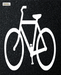 Preform LLC Preformed Thermoplastic White / .90 / Pack Preformed Thermoplastic Bike Lane Symbols Bicycle Symbol No Man 8'x4' Pavement Marking