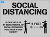 Stencil Plus .010 Social Distancing Disclaimer