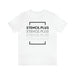Stencil Plus T-Shirt White / S Stencil Plus Repeater Logo - Unisex Jersey Short Sleeve Tee