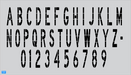 Stencil Plus Word Stencil 24" x 16" Character Word Stencil